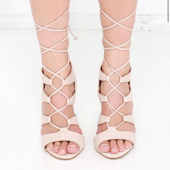 Steve Madden Blush Sandalia Heels - Picture 4 of 12